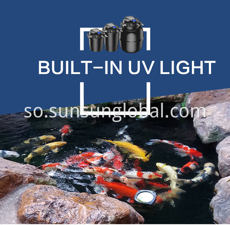 Sunsun Fish Balliga Biyolojiga Isbuunyada Canister Filter